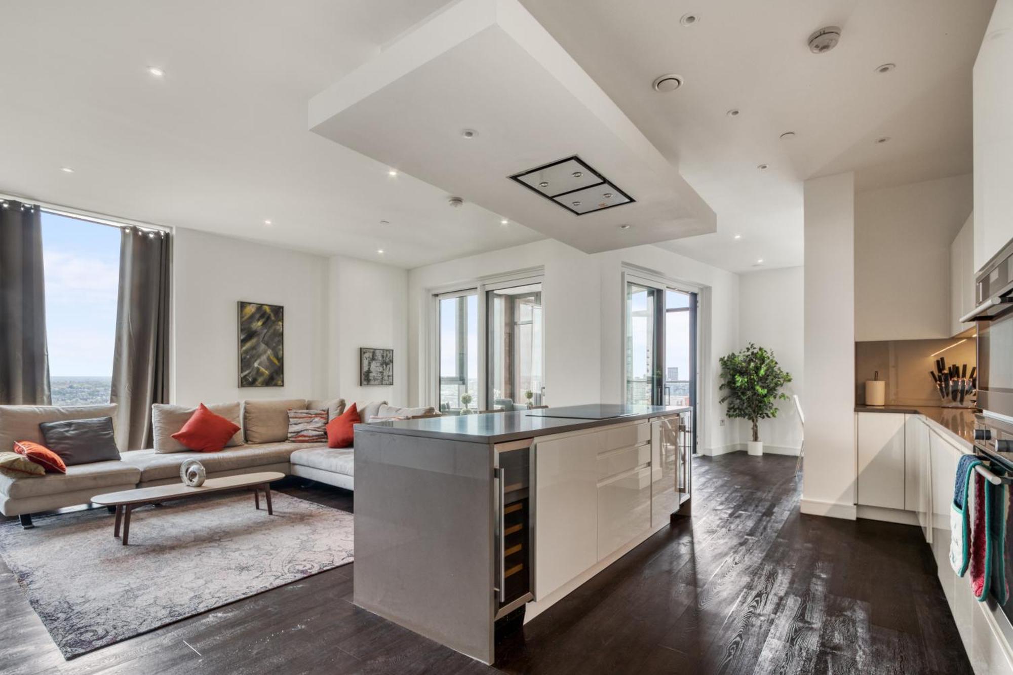 Апартаменты Stunning 360º View Luxurious Penthouse Лондон Экстерьер фото